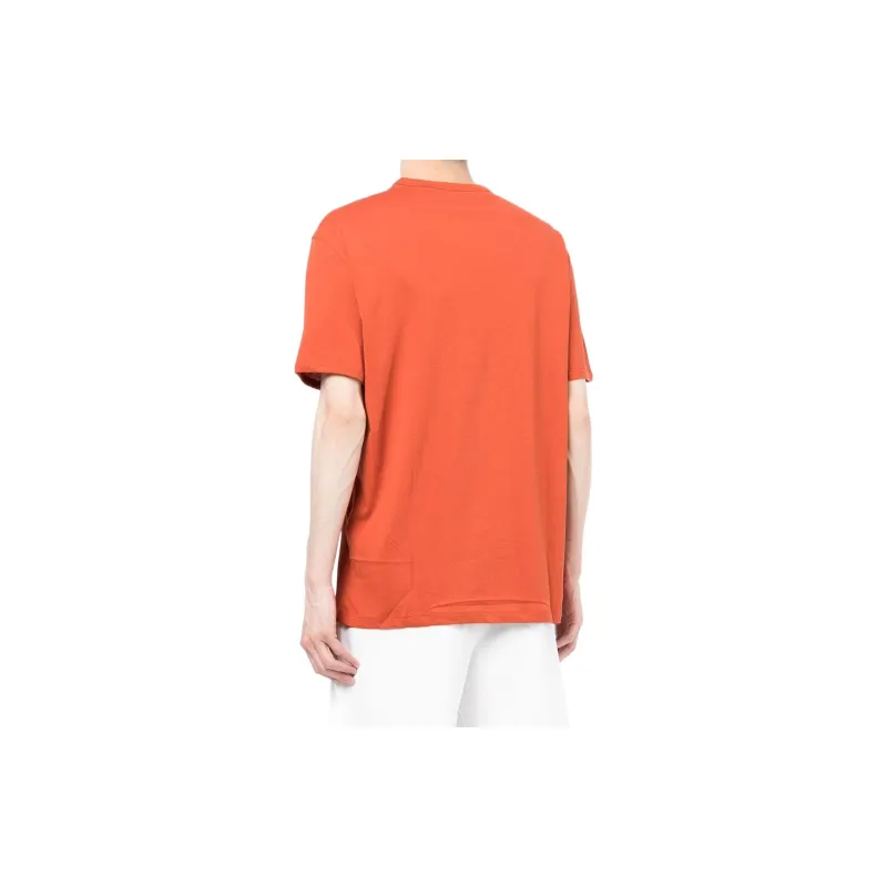ARMANI EXCHANGE T-Shirts Men Orange Red-2