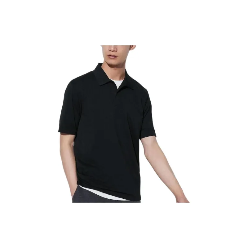 UNIQLO Polo Shirts Unisex Black-2