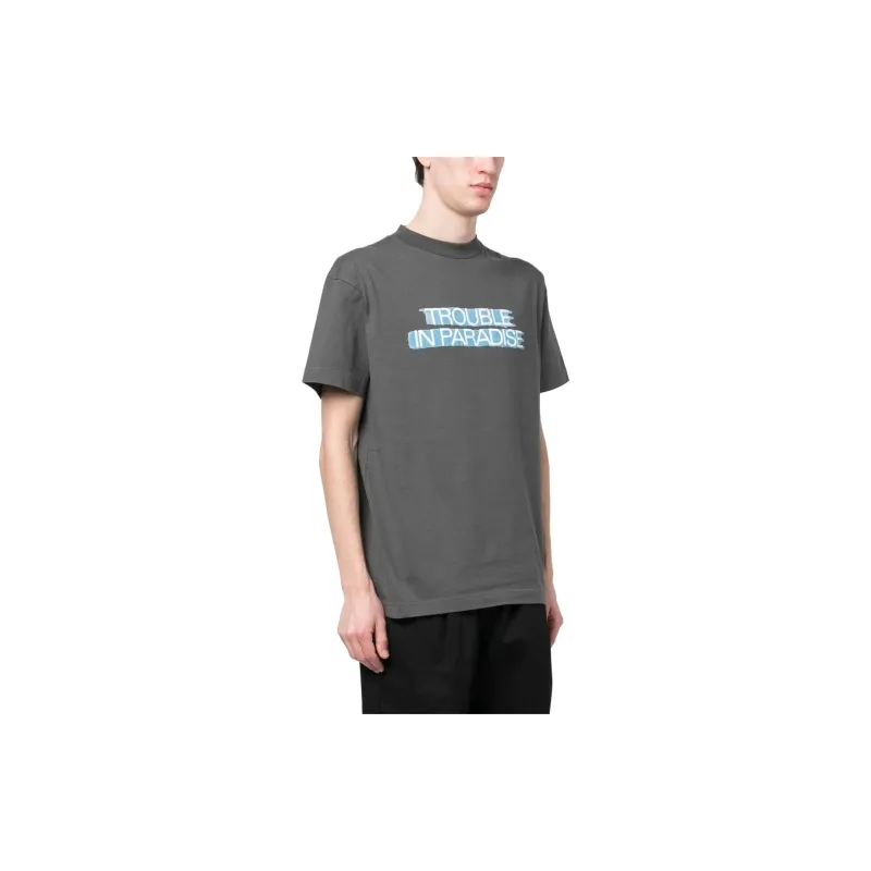 PALM ANGELS Trouble In Paradise Tee-3