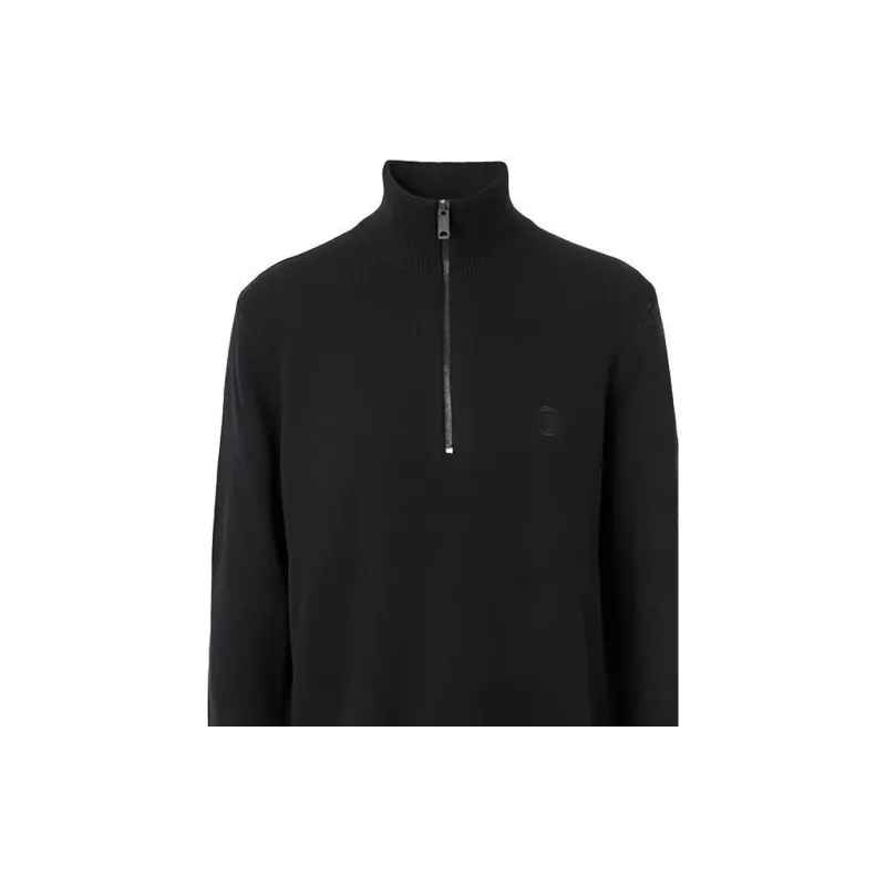 Burberry Embroidered Logo Cashmere Jumper-5