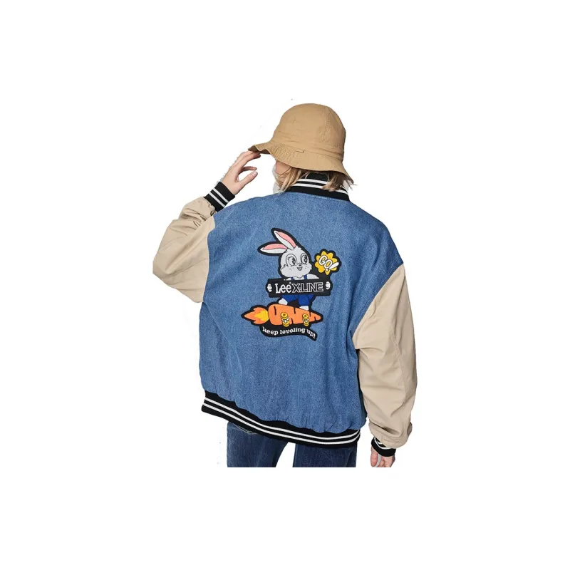 Lee Baseball Jacket Unisex Blue-3