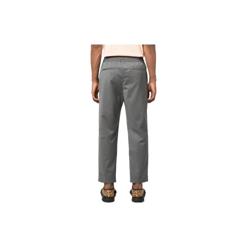 Maison Kitsune Casual Pants Men Light Gray-2
