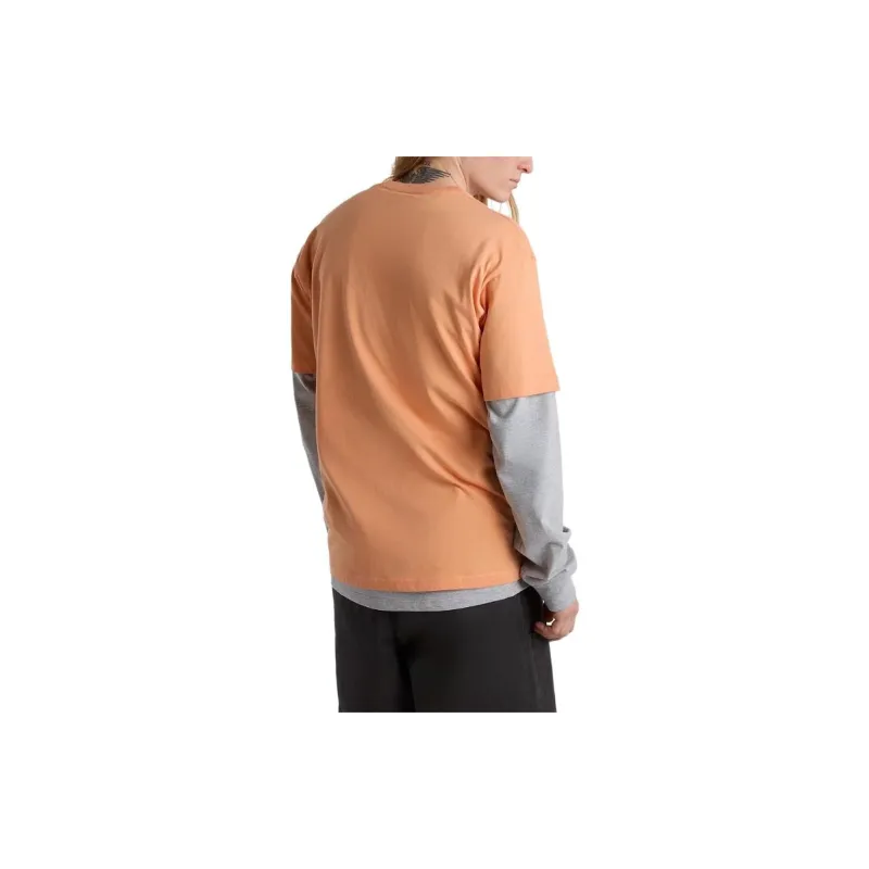 Vans Left Chest T-Shirts Men Orange-3