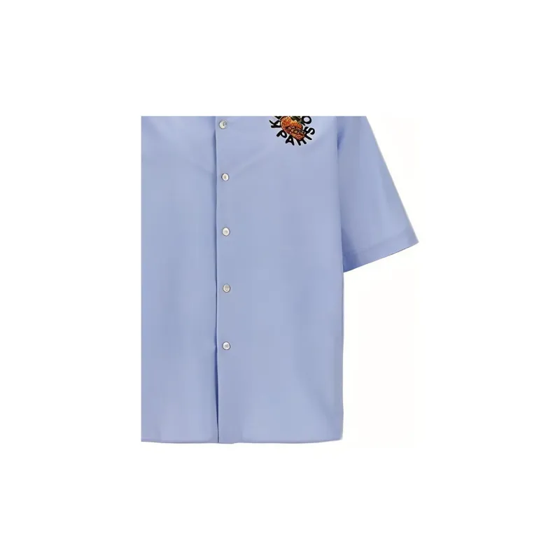 KENZO Orange Hawaiian Shirt-4
