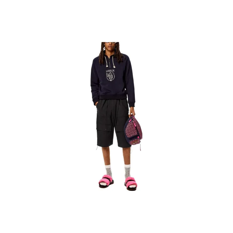 LOEWE Cargo Shorts Men Black-1