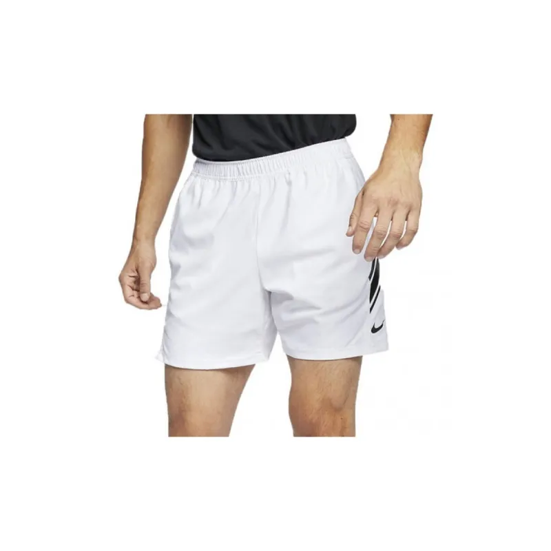 Nike Dri Fit Casual Shorts Men White-2