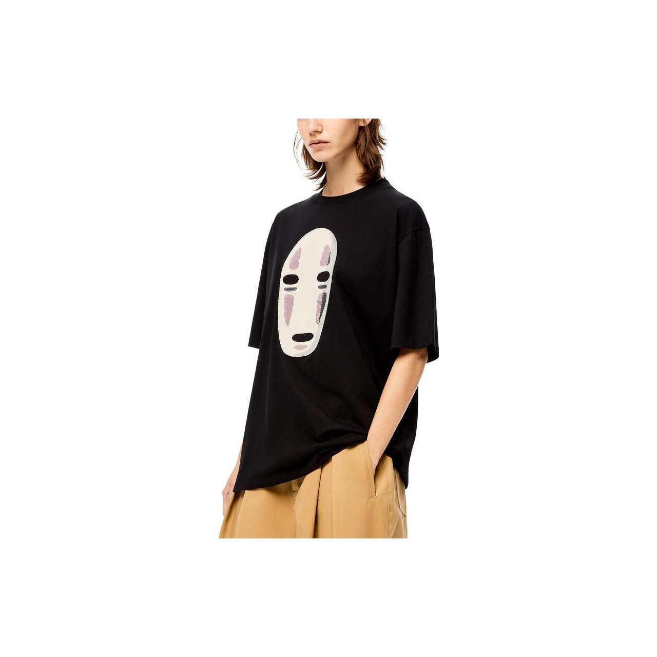 LOEWE Spirited Away SS22 T-Shirt Men's Black - POIZON LOEWE Spirited Away SS22 T-Shirt Men's Black - POIZON