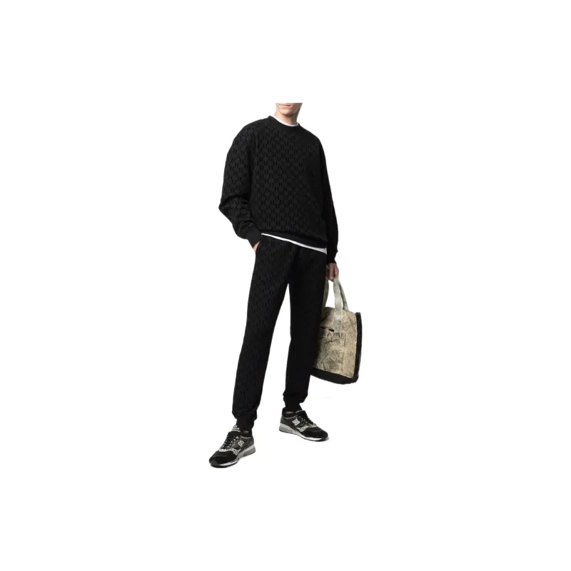 KARL LAGERFELD / Karl Lagerfeld Jeans Monogram pattern Track Pants-1