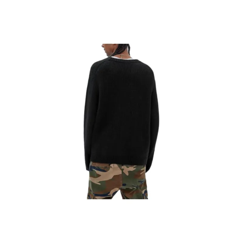 GUESS Originals Label Cardigan Knitwear Men's Black-2