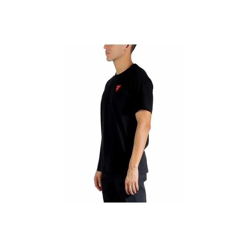 CDG Play T Shirts Men Black-3