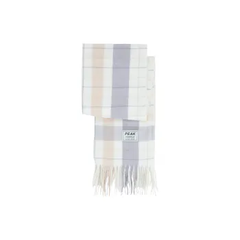 PEAK RIGHT Series Polyester Nylon Scarf Unisex Black Ecru