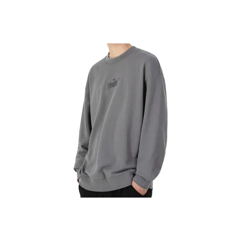 Nike Sweatshirts Men Iron Gray-3