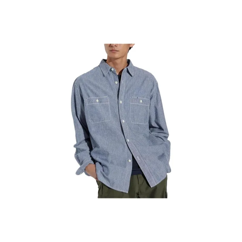 UNIQLO Shirts Unisex Royal Blue-1