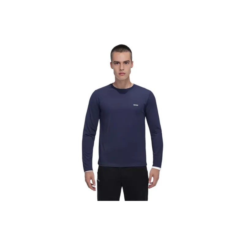 HUGO BOSS Logo embroidered T shirt-6
