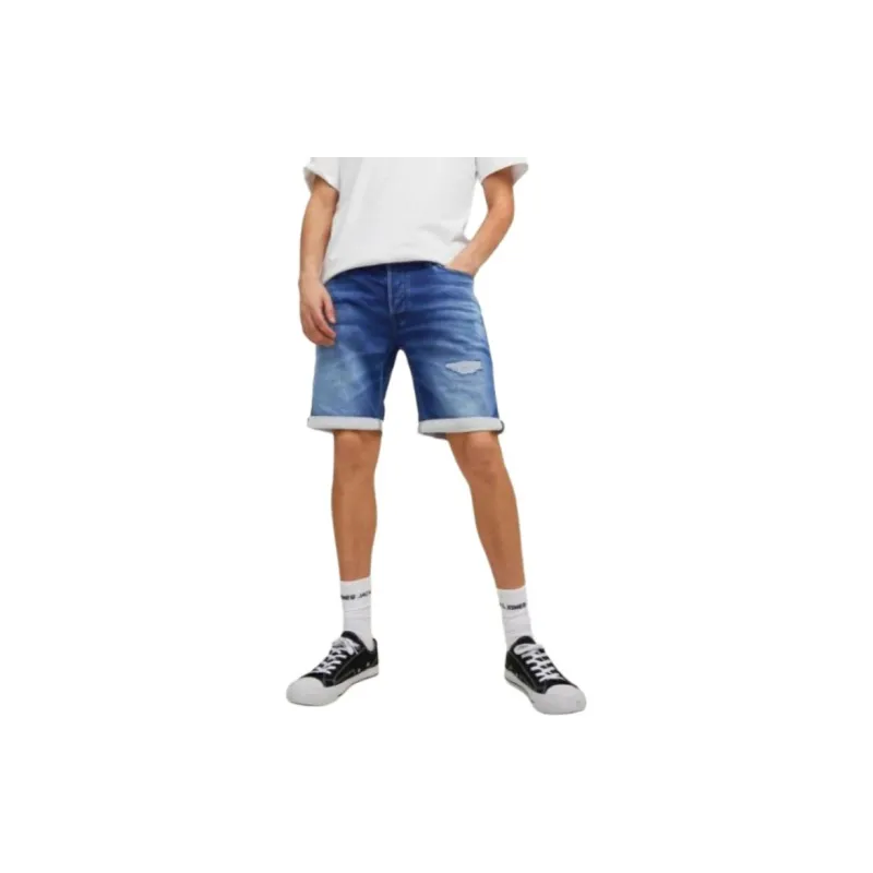 JACK JONES· Denim Shorts Men's Blue-2