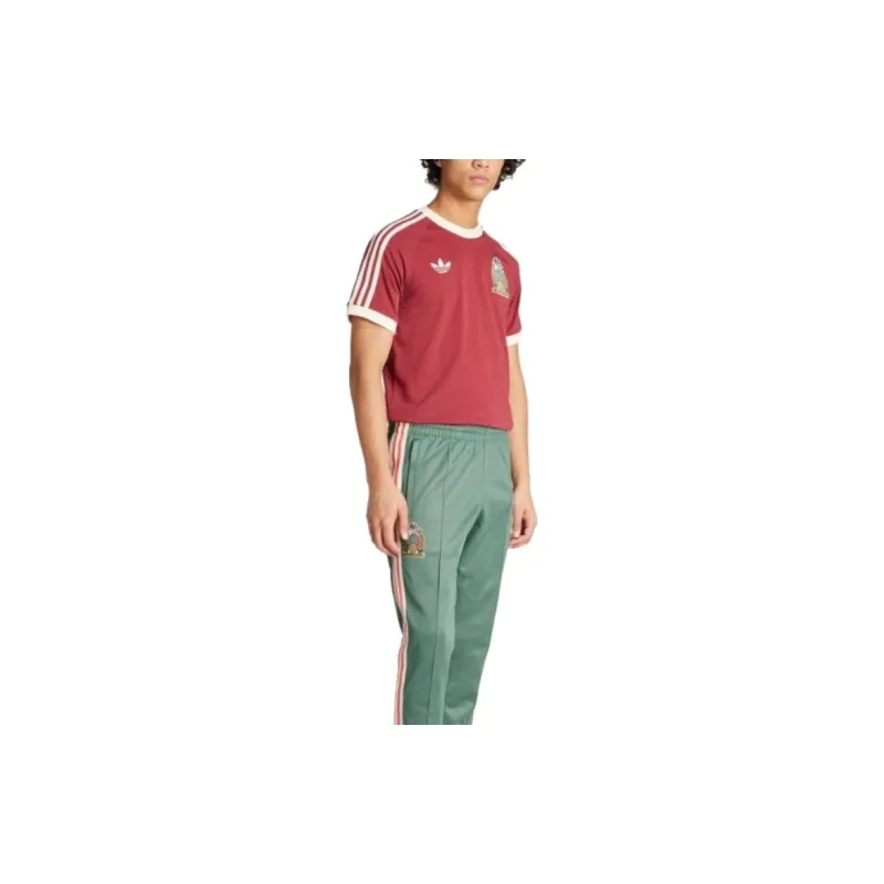 adidas originals Mexico Adicolor 3-Stripes Tee Burgundy-3