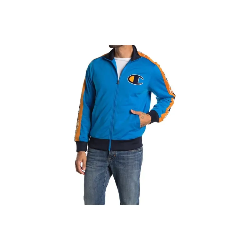 Champion Jacket US Version Unisex Peacock Blue-1