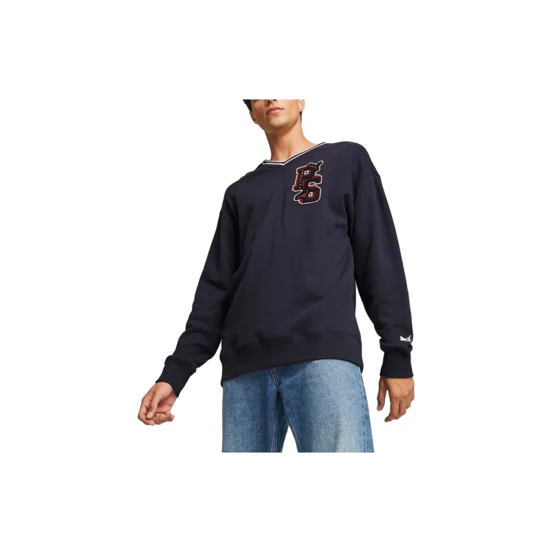 PUMA X STAPLE Co brand Sweatshirts Men Marine Blue-1