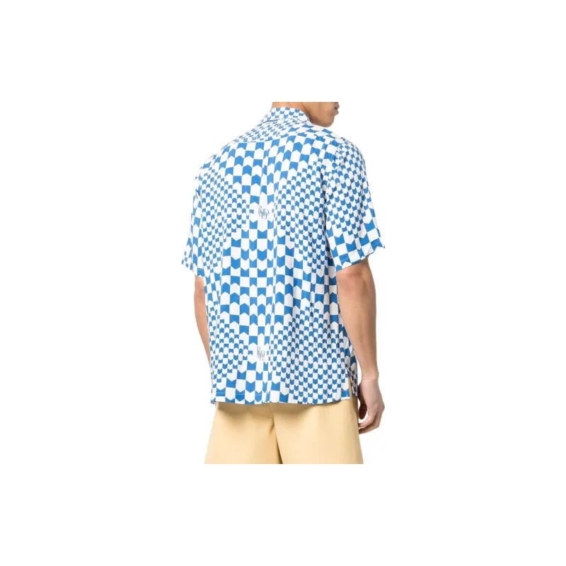 RHUDE Racing Checker Button Up-2