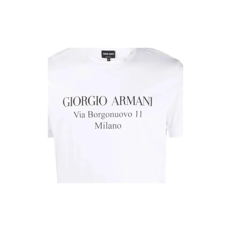 GIORGIO ARMANI Logo Print T shirt-5