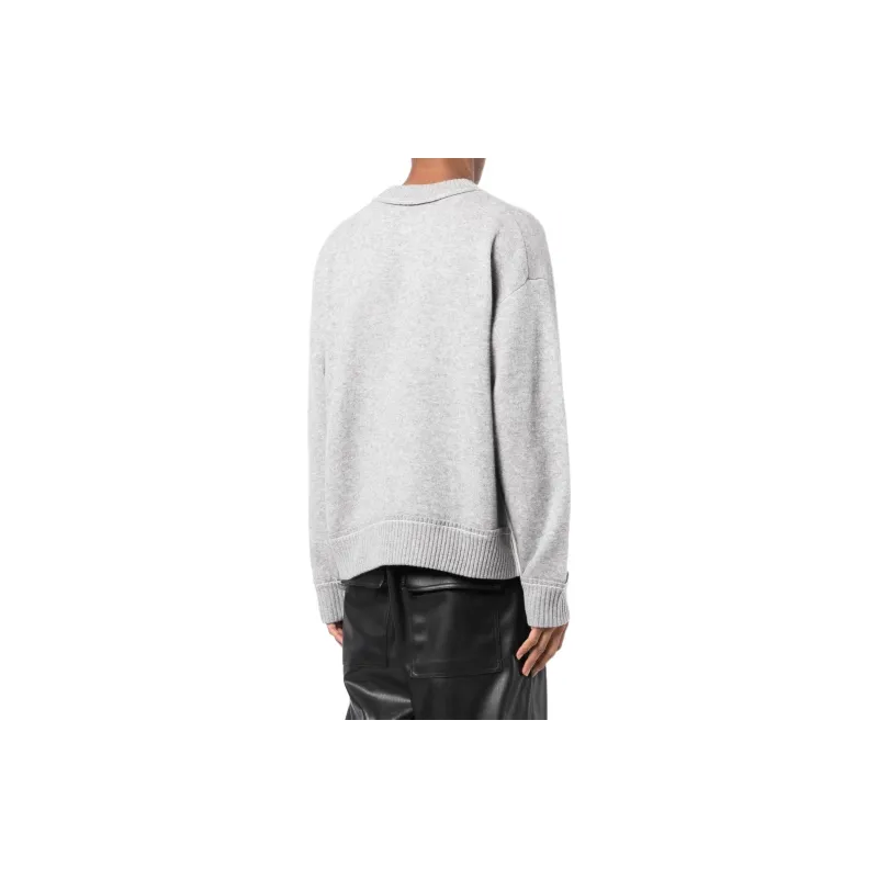 Sacai Cashmere Sweaters Men Gray-3
