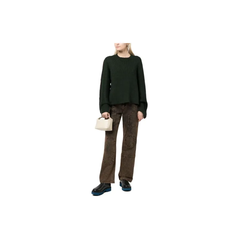 ECKHAUS LATTA Ash Crew-neck Jumper-4