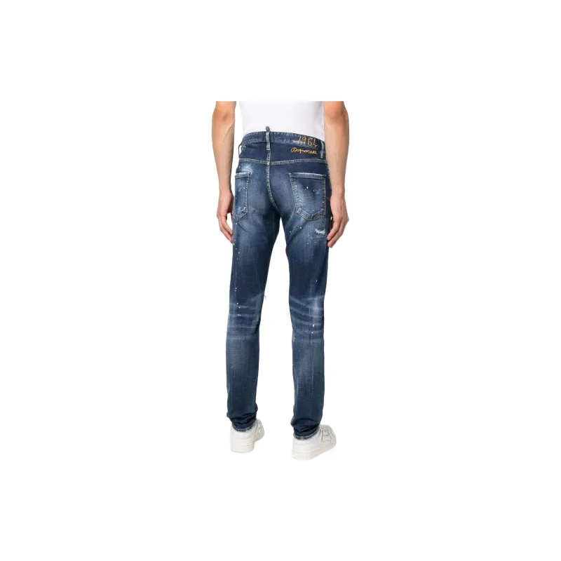 DSQUARED 2 Distressed Medium Hiking Jeans-2