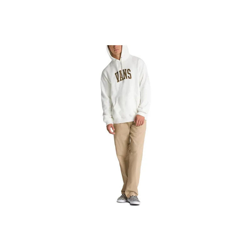 Vans Arched Pullover Hoodie Sweatshirt Unisex White-2