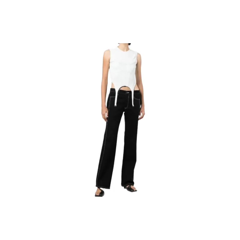 DION LEE Garter Corset Tank Top-2