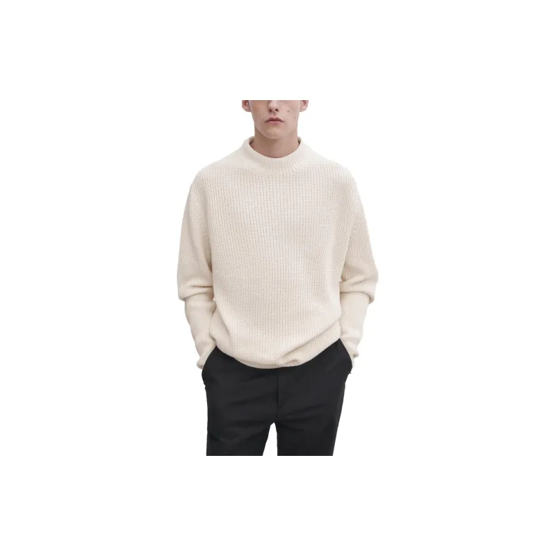 Massimo Dutti Knitwear Men's Ecru-2