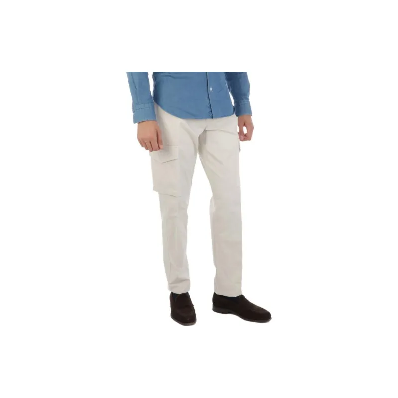 ASPESI Casual Pants Men Ivory White-2