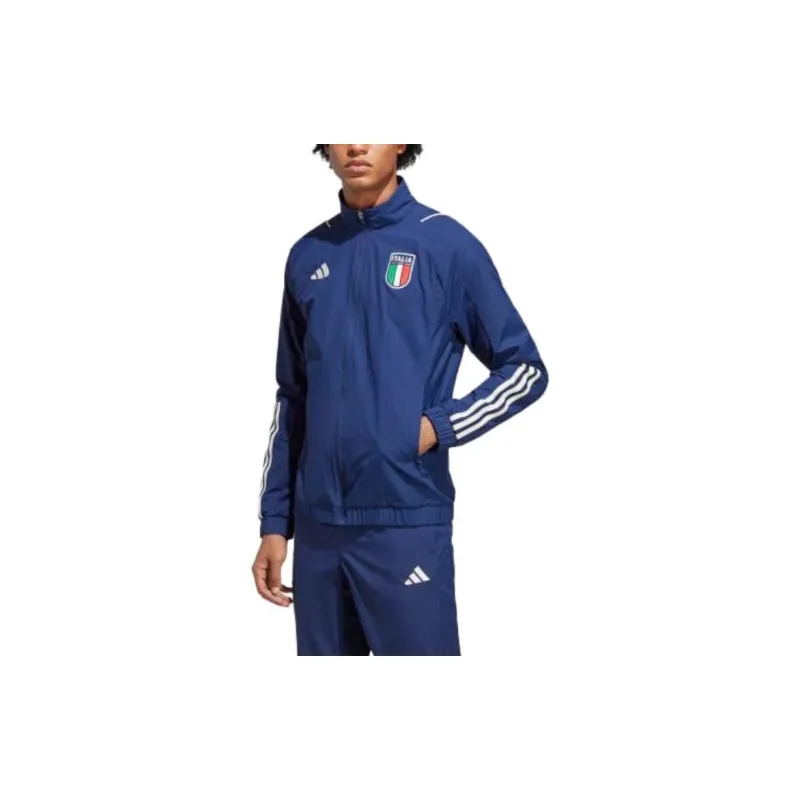 Adidas Italy Jackets Men Blue-1