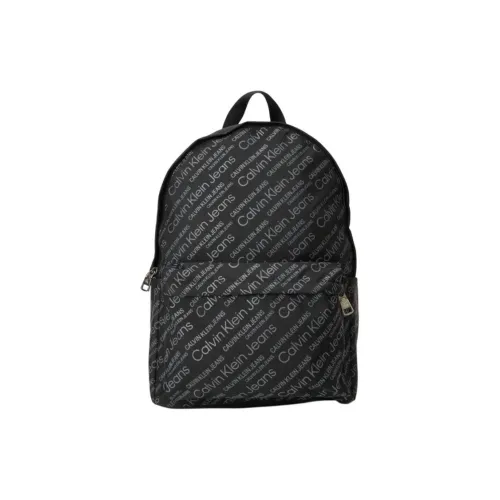 CALVIN KLEIN Fabric Backpack Medium Size Men's Black