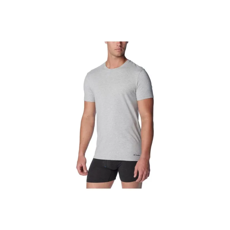Columbia T Shirts Unisex 3 Pack Black+White+Gray-2