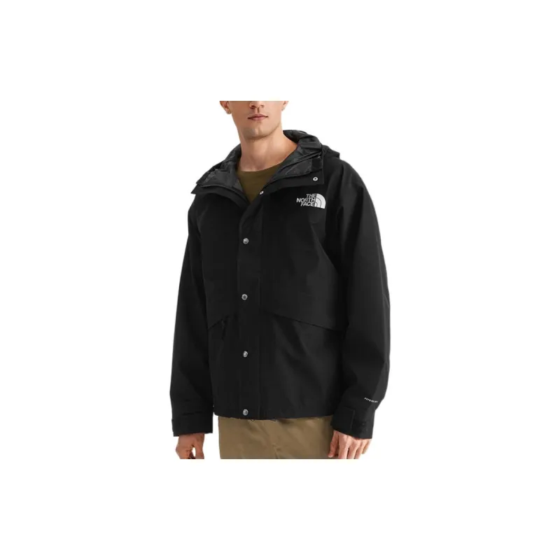 THE NORTH FACE Logo Embroidered Hooded Windbreaker-2