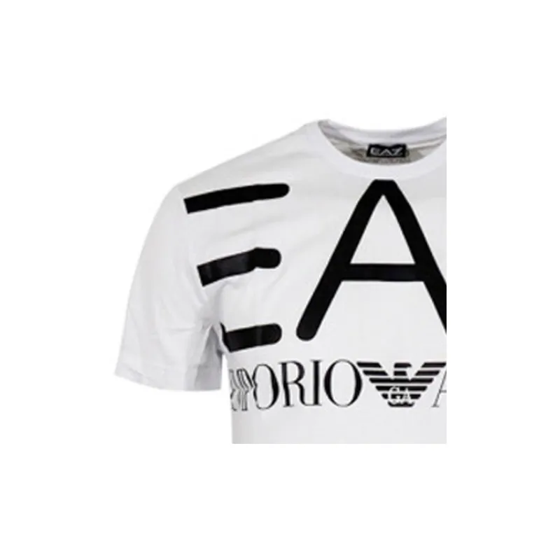 EMPORIO ARMANI EA7 T Shirts Men White-5