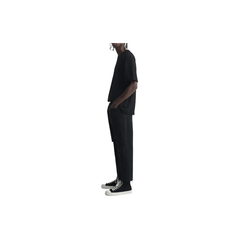 ZARA Jeans Men Black-4