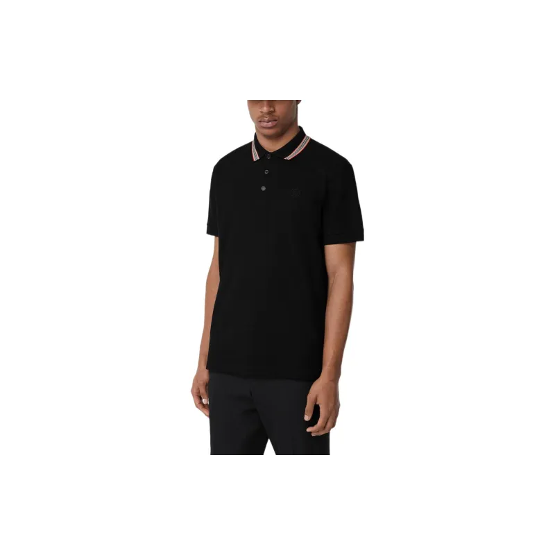 Burberry Icon Stripe Cotton Polo Shirt-4