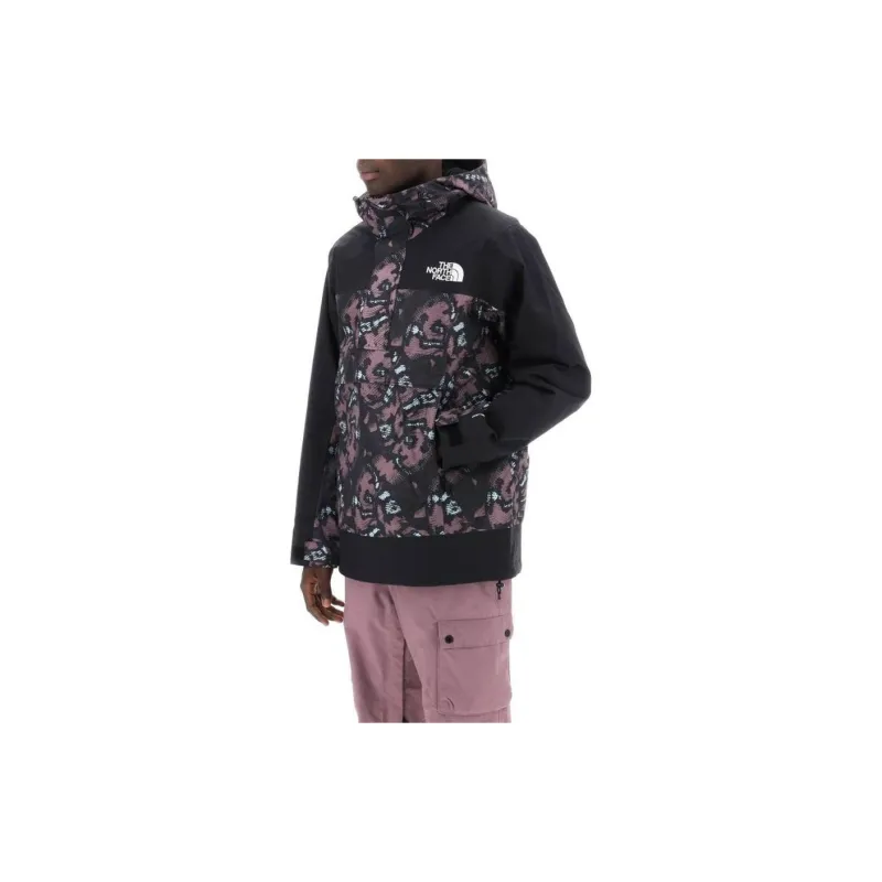 THE NORTH FACE Jackets Men Brown Purple Snakeskin Print-4