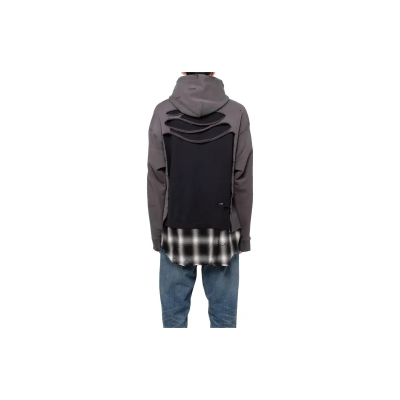 Maison Mihara Yasuhiro NASA print Cotton Hoodie-3
