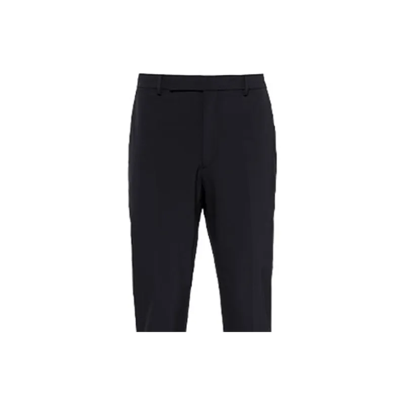 PRADA Pressed-crease Tailored Trousers-4