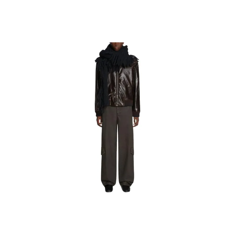 DRIES VAN NOTEN Zipped Bomber Jacket-1