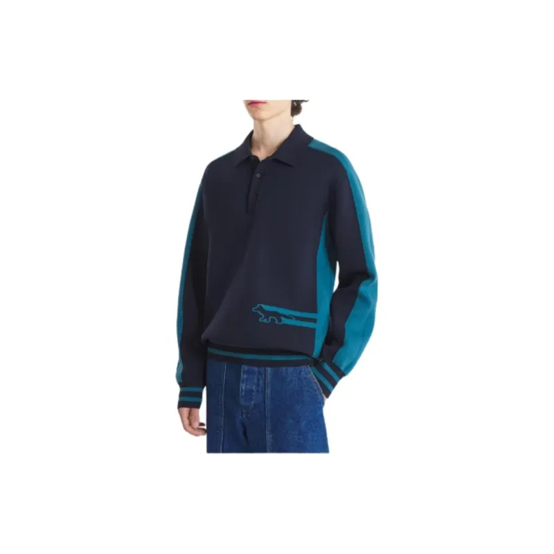 Maison Kitsune Flash Fox Polo-2