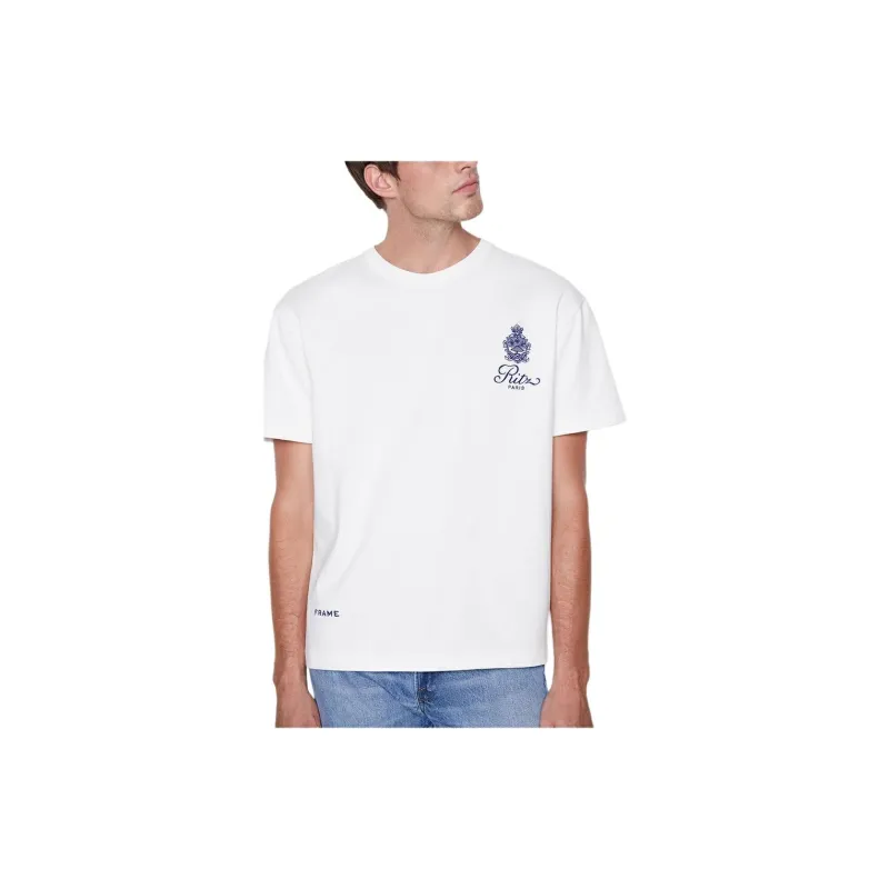 FRAME Ritz Paris T-Shirt Men's White-2