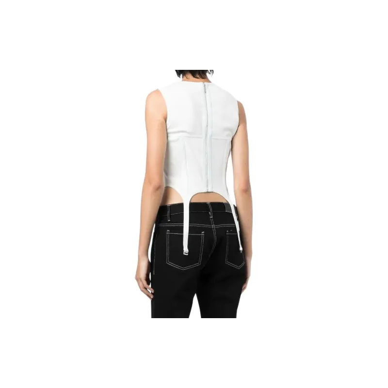 DION LEE Garter Corset Tank Top-4