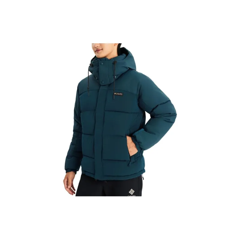 Columbia Puffer Jackets Men Dark Cyan-4