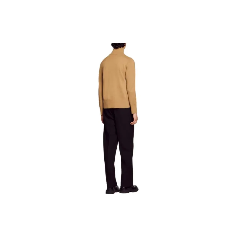 Sandro Knitwear Men Caramel-2