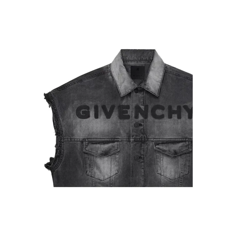 Givenchy Oversized Sleeveless Jacket-5