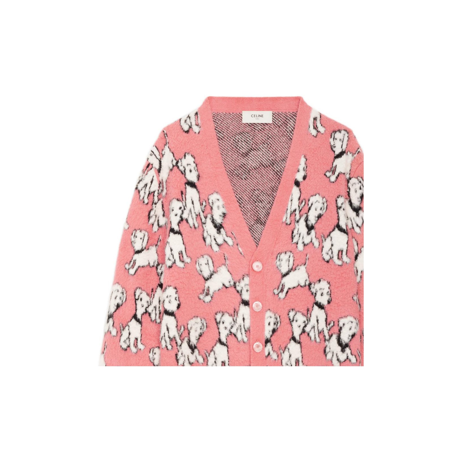 CELINE X AMY DORIAN Co-branded Series Sweaters Men Pink