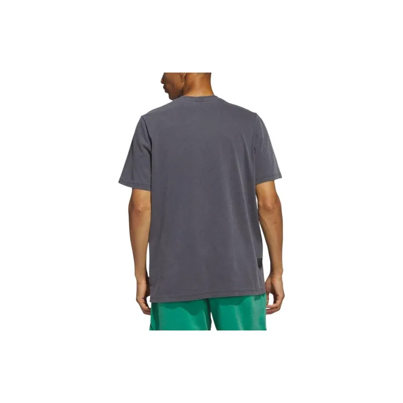 Adidas Originals Set in Sleeve T Shirt Men's Carbon-3